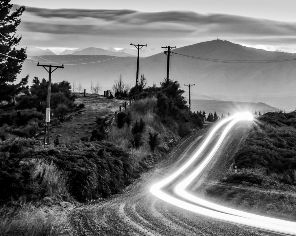 Headlights in the Highlands by Liz Mann
