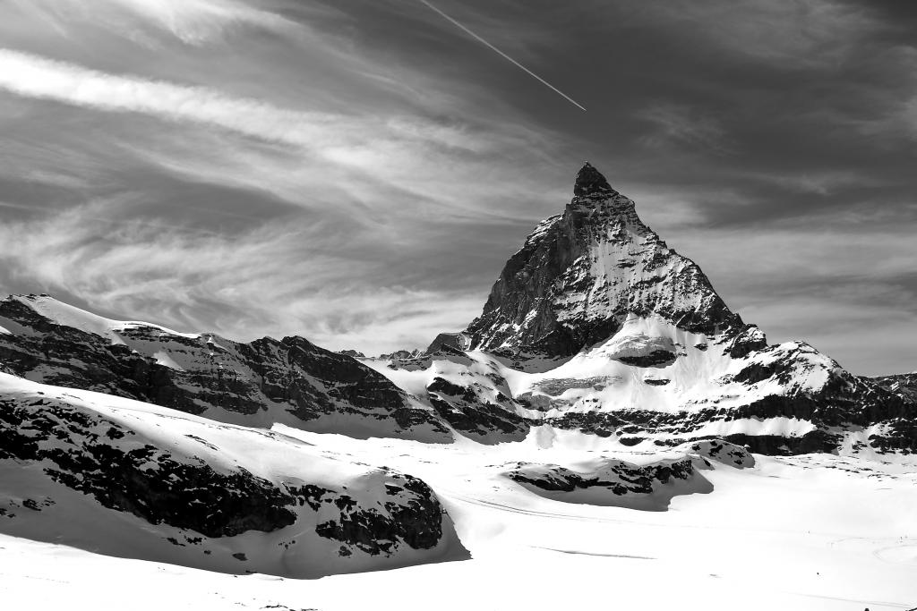 Matterhorn with Moody Sky by Helen Ansems