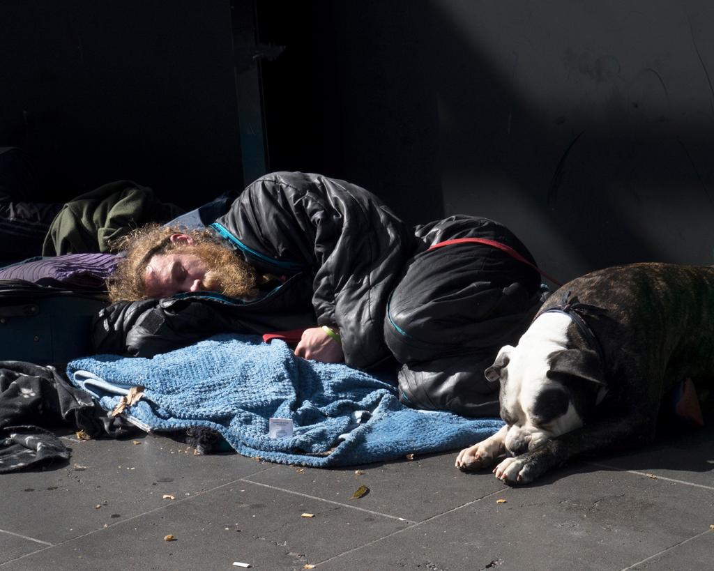 Mates Sleeping Rough by Gil Urquhart