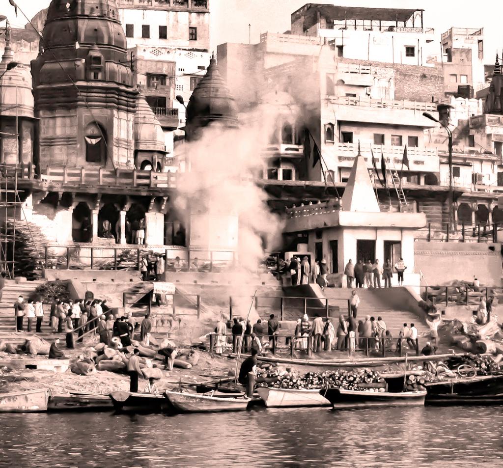Funeral by the Ganges by Gil Urquhart