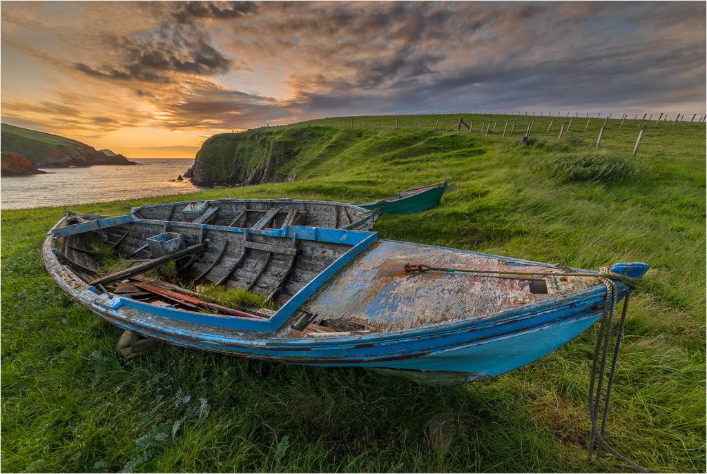 Blue Boat by Valerie Earl