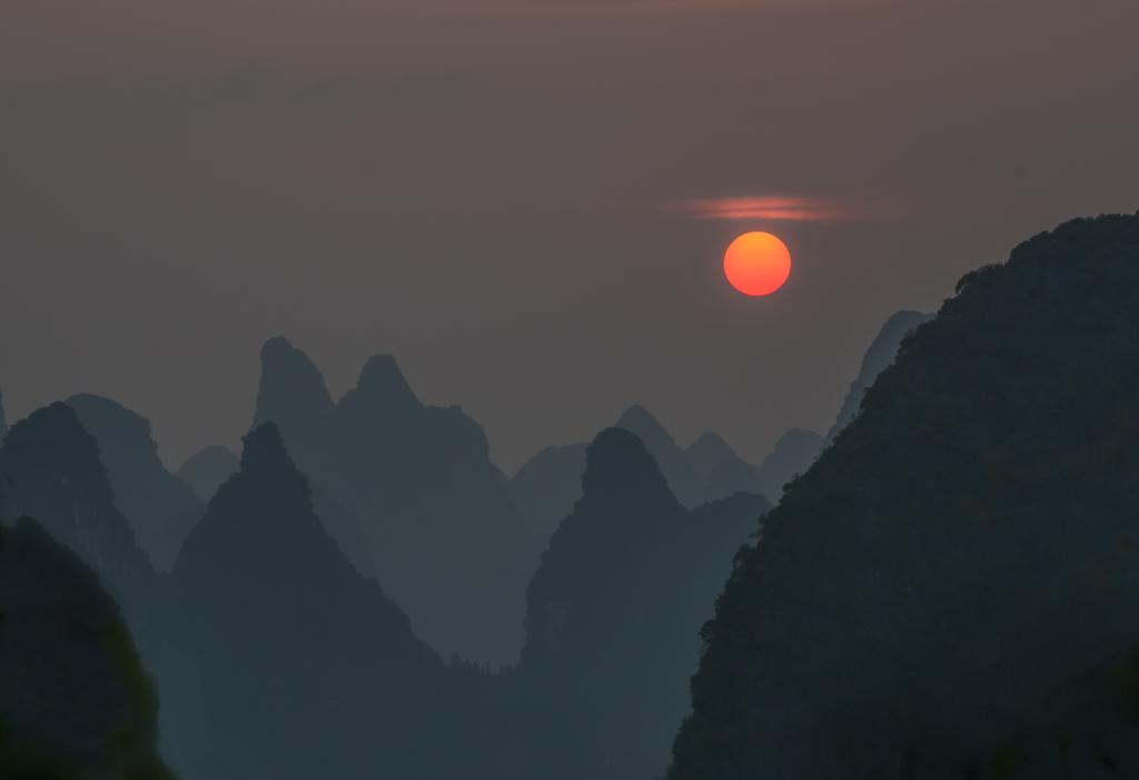 Xingping Sunset by Anne Seddon