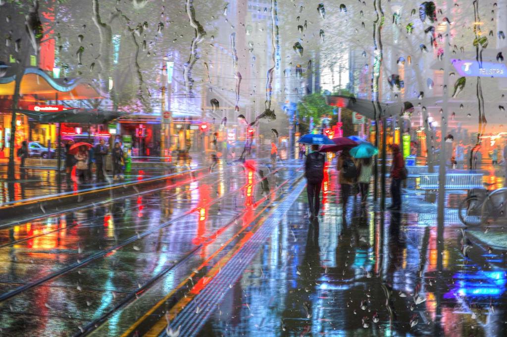 Autumn in Bourke Street by Paul Ryjkov