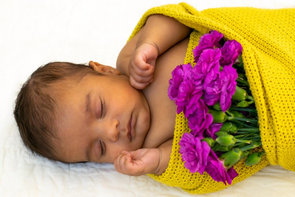 Sleeping Flower Child by Stacey Poggioli