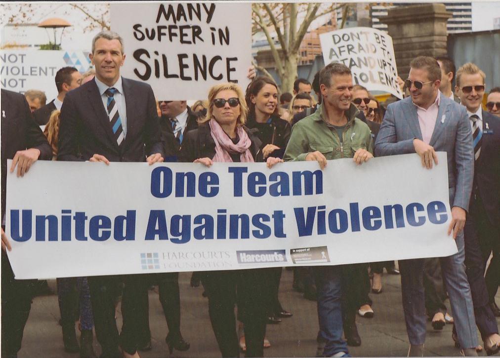 Walk to Say No to Family Violence by Bill North