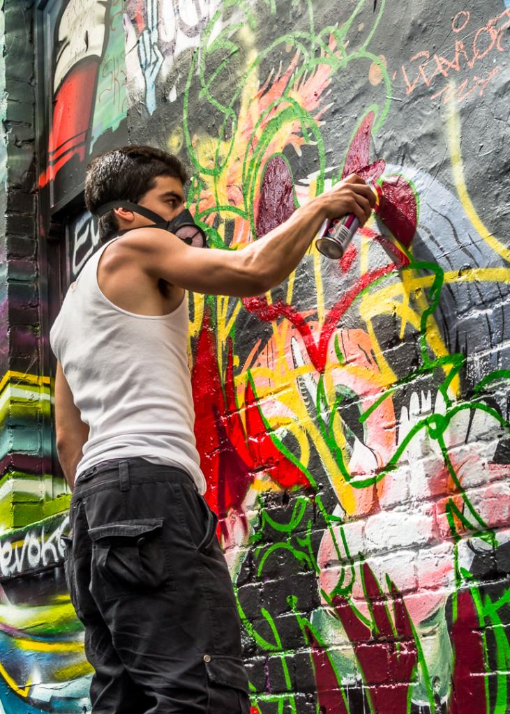 Graffiti Artist by Uschi Schell