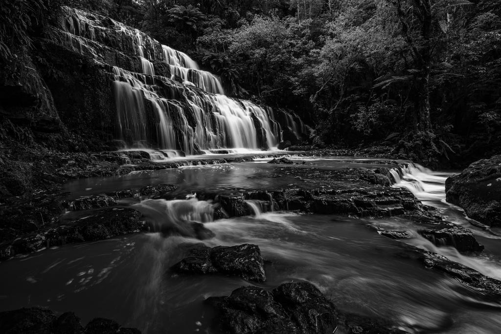 Purakaunui Falls by Mark Sutton
