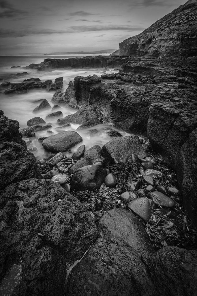 White&#039;s Beach Rocks by Margaret Edwards