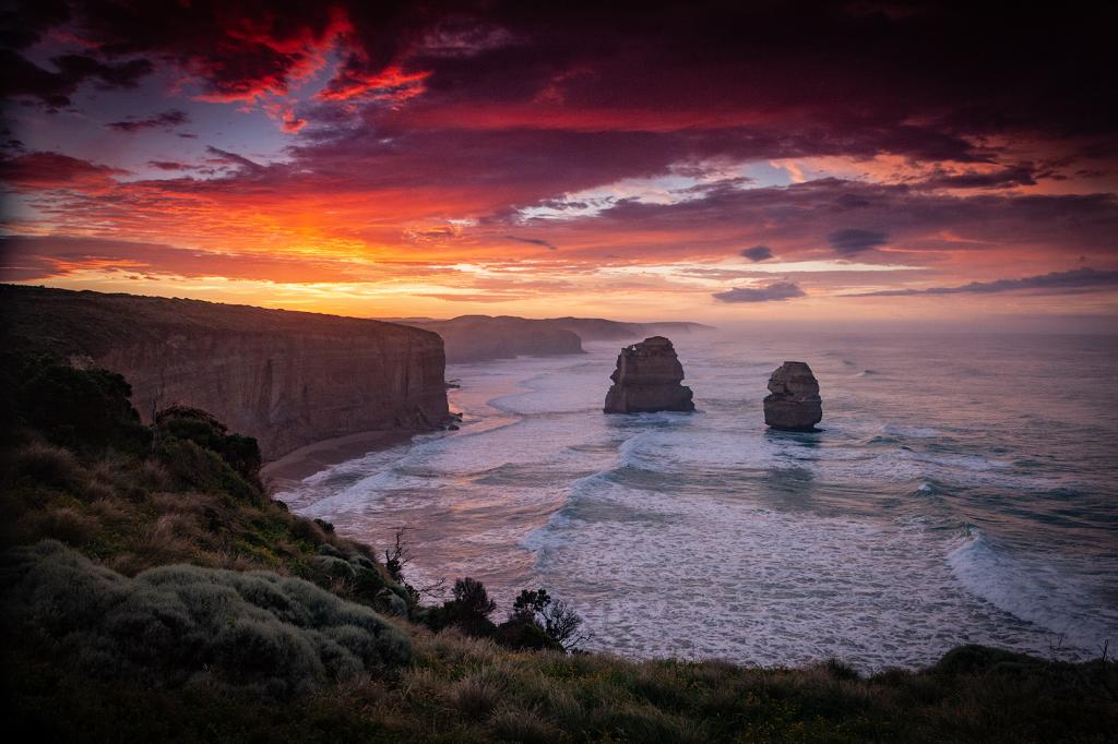 Sunrise at the 12 Apostles by Philip Maxwell