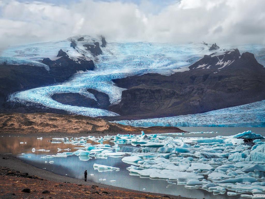 Fjallsarlon Glacier by Gil Urquhart