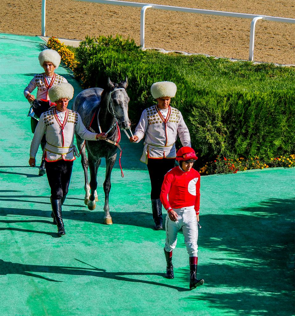 1st Place Turkmenistan Races by Glenda Urquhart